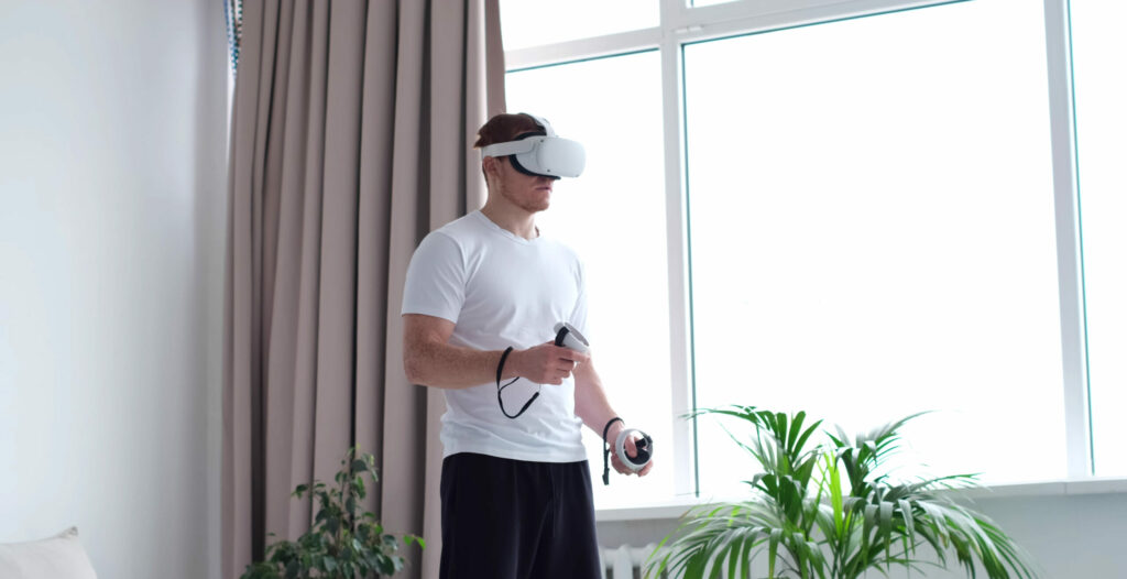 paziente terapia realtà virtuale